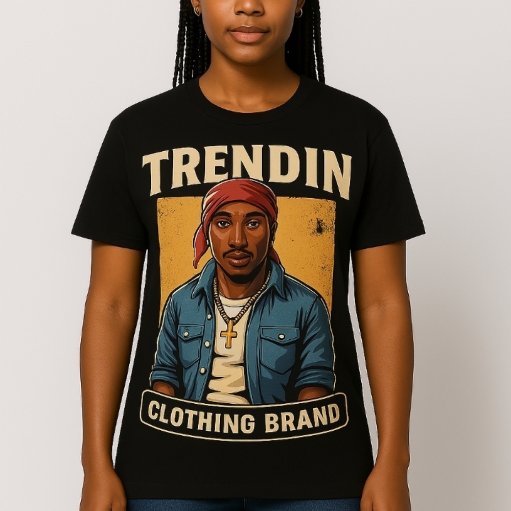 Black Graphic Tee - Short Sleeve